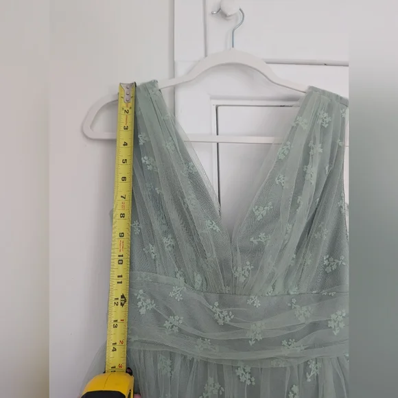 Soieblu Mint Green Floral Maxi Dress - Picture 9 of 11